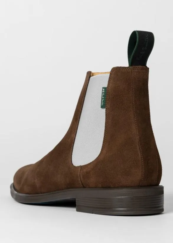 Paul Smith Boots Suede 039Cedric039 Boots Chocolate Brown 8211 Mens