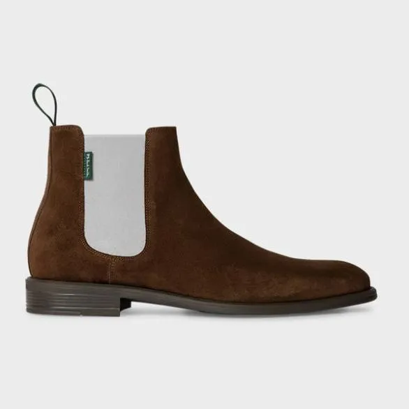 Paul Smith Boots Suede 039Cedric039 Boots Chocolate Brown 8211 Mens