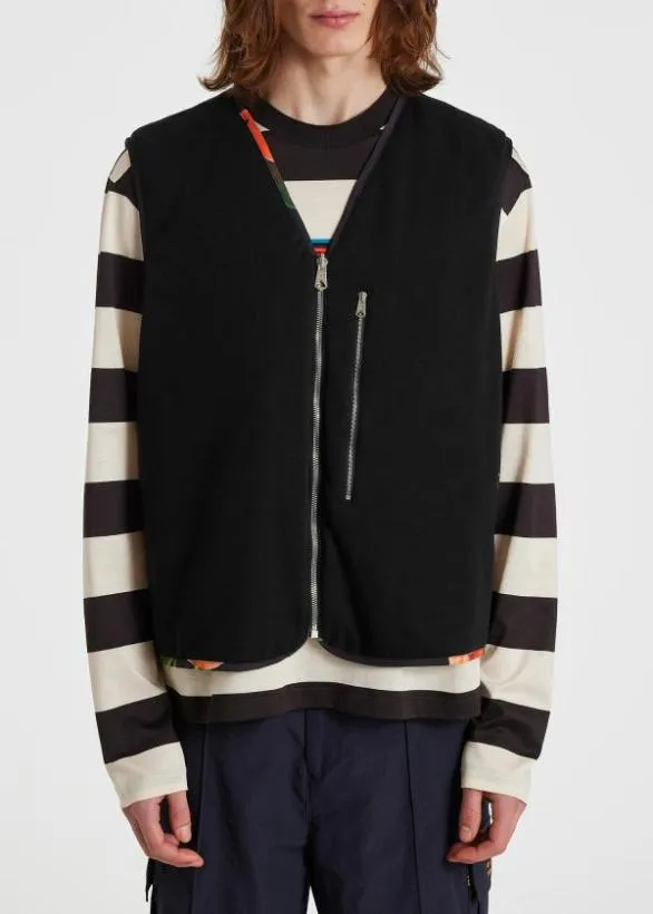 Paul Smith Coats and Jackets 039Tulip039 Reversible Gilet Black 8211 Mens