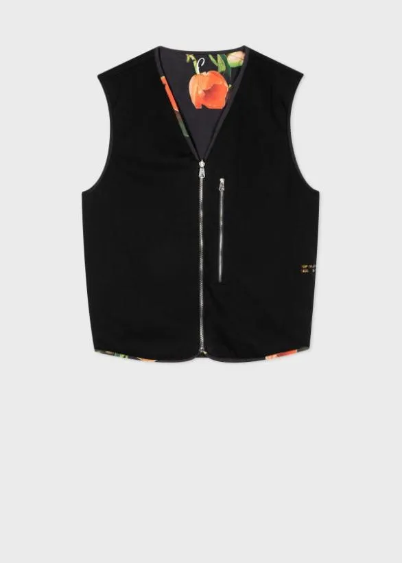 Paul Smith Coats and Jackets 039Tulip039 Reversible Gilet Black 8211 Mens