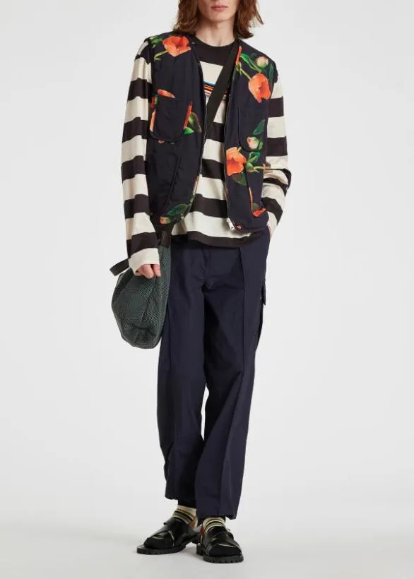 Paul Smith Coats and Jackets 039Tulip039 Reversible Gilet Black 8211 Mens