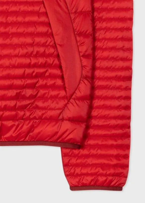 Paul Smith Coats and Jackets Recycled Nylon Wadded Jacket Red 8211 Mens