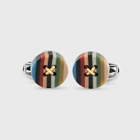 Paul Smith Cufflinks 039Signature Stripe039 Button Cufflinks Signature Stripe 8211 Mens