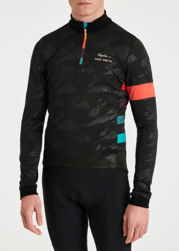Paul Smith Cycling Classic LongSleeve Cycling Jersey Black 8211 Mens