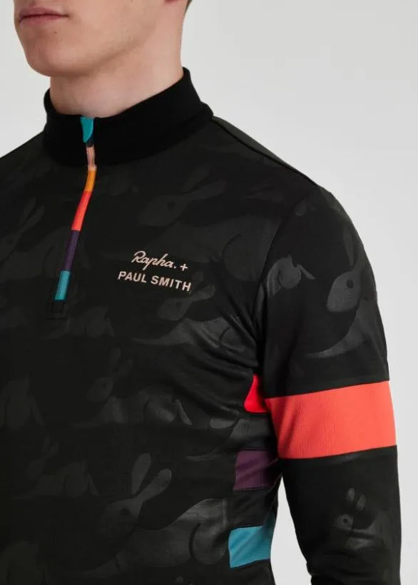 Paul Smith Cycling Classic LongSleeve Cycling Jersey Black 8211 Mens