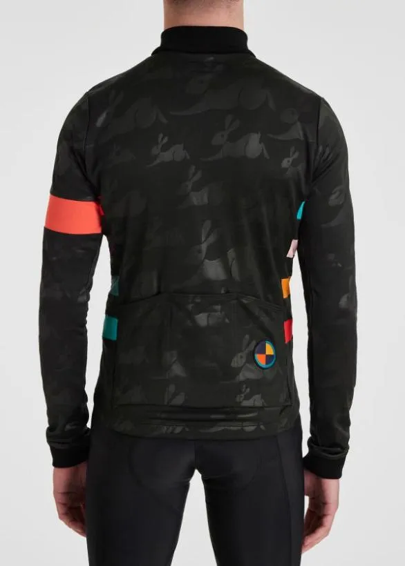 Paul Smith Cycling Classic LongSleeve Cycling Jersey Black 8211 Mens