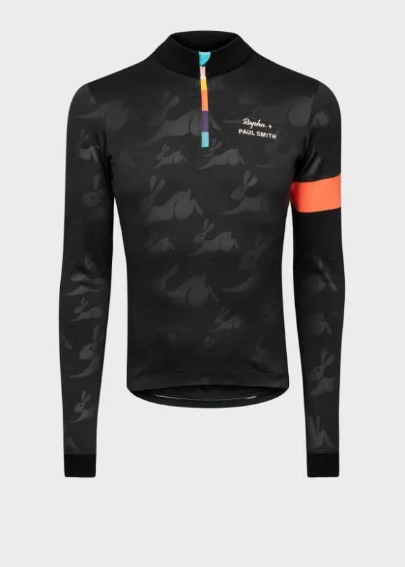Paul Smith Cycling Classic LongSleeve Cycling Jersey Black 8211 Mens