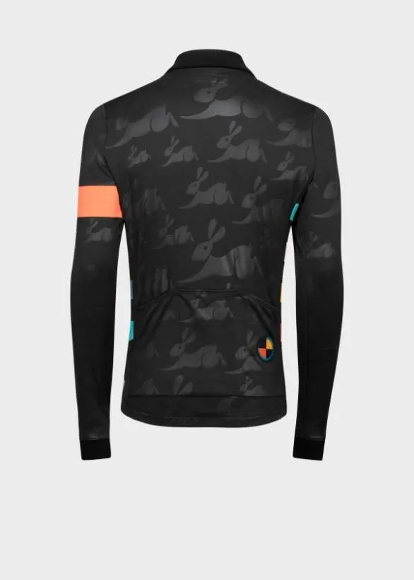 Paul Smith Cycling Classic LongSleeve Cycling Jersey Black 8211 Mens