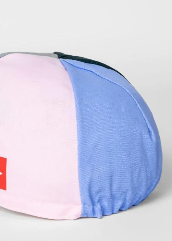 Paul Smith Cycling ColourBlock Cycling Cap and Musette Gift Set Blue And Pink 8211 Womens