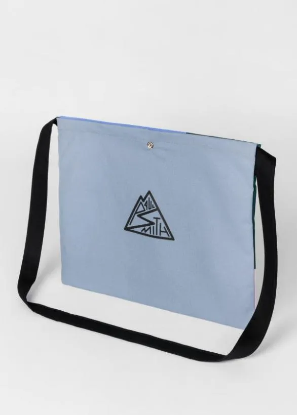 Paul Smith Cycling ColourBlock Cycling Cap and Musette Gift Set Blue And Pink 8211 Womens