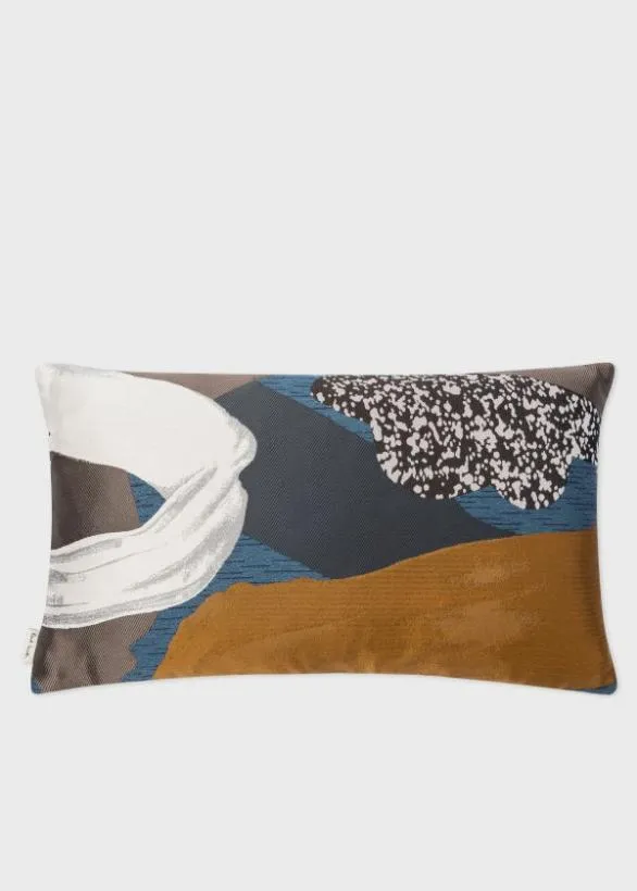 Paul Smith Decorative Accessories 039Rug039 Print Bolster Cushion Blue 8211 Home