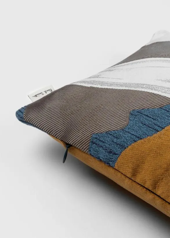 Paul Smith Decorative Accessories 039Rug039 Print Bolster Cushion Blue 8211 Home