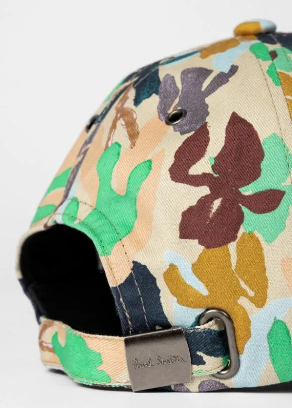 Paul Smith Hats and Gloves 039Iris039 Cotton Cap Green 8211 Mens