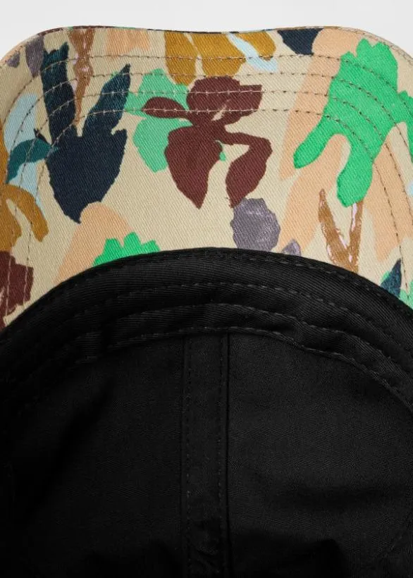 Paul Smith Hats and Gloves 039Iris039 Cotton Cap Green 8211 Mens