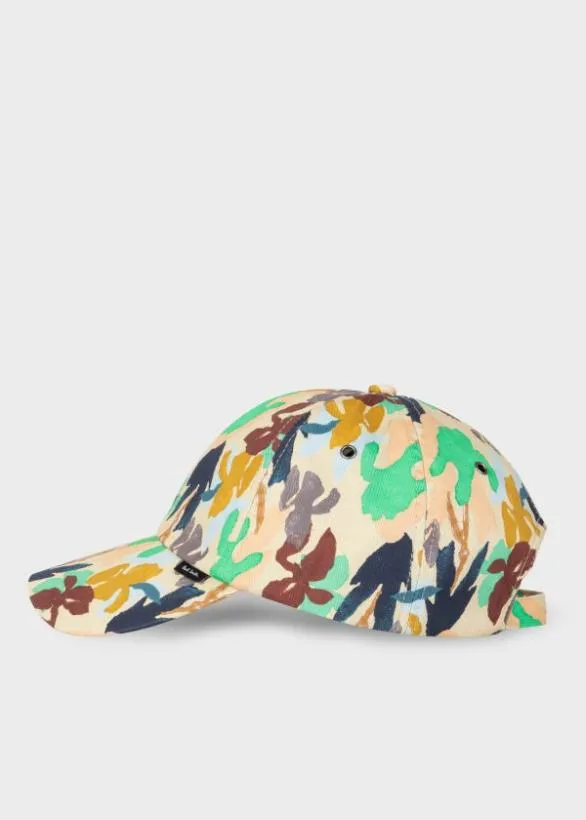 Paul Smith Hats and Gloves 039Iris039 Cotton Cap Green 8211 Mens