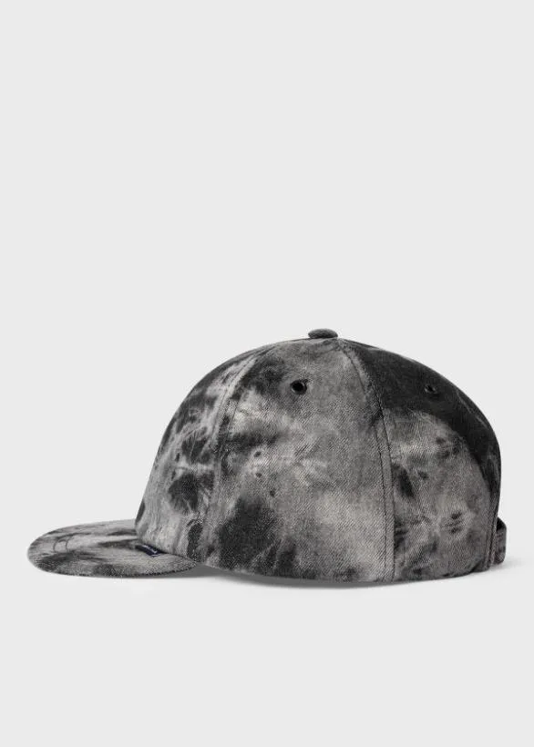 Paul Smith Hats and Gloves Denim 039Clouds039 Baseball Cap Black 8211 Mens