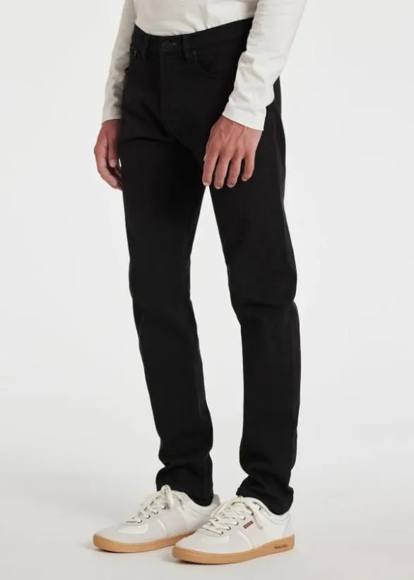 Paul Smith Jeans TaperedFit GarmentDye Jeans Black 8211 Mens