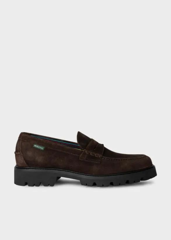 Paul Smith Loafers Suede 039Bolzano039 Loafers Brown 8211 Mens