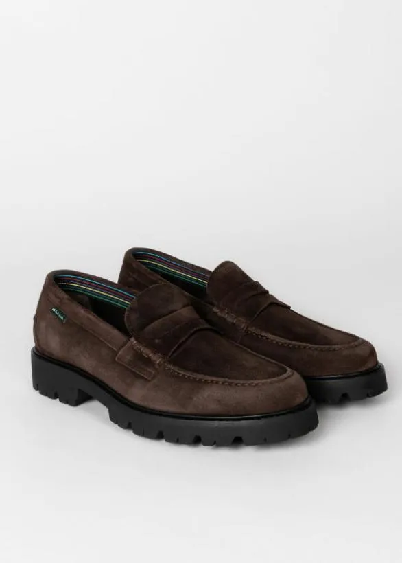 Paul Smith Loafers Suede 039Bolzano039 Loafers Brown 8211 Mens