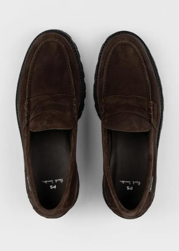 Paul Smith Loafers Suede 039Bolzano039 Loafers Brown 8211 Mens