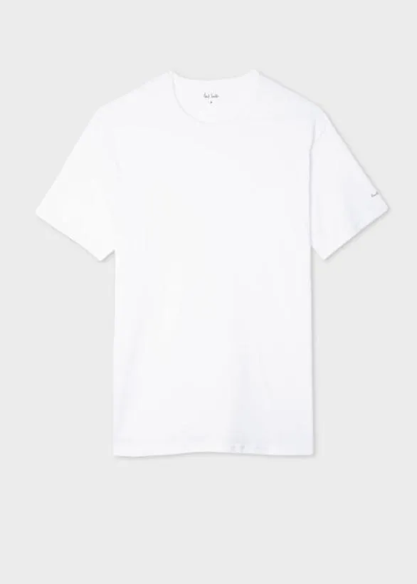 Paul Smith Loungewear Cotton Lounge TShirts Five Pack White 8211 Mens