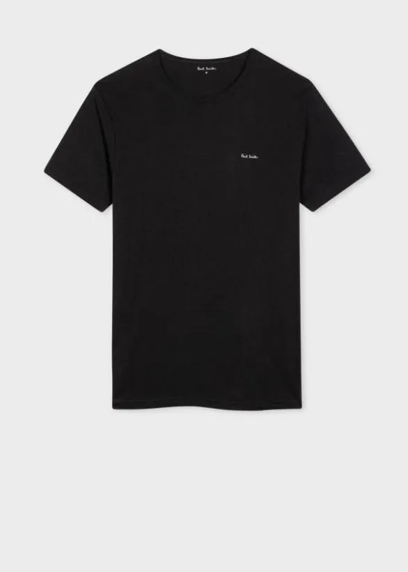 Paul Smith Loungewear Logo Organic Cotton Lounge TShirts Three Pack Multicolour 8211 Mens