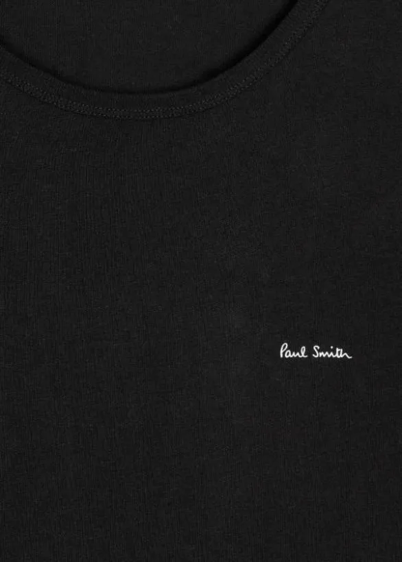 Paul Smith Loungewear Logo Organic Cotton Lounge TShirts Three Pack Multicolour 8211 Mens