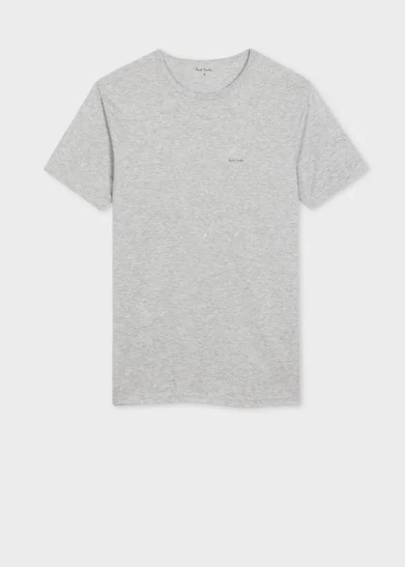 Paul Smith Loungewear Logo Organic Cotton Lounge TShirts Three Pack Multicolour 8211 Mens