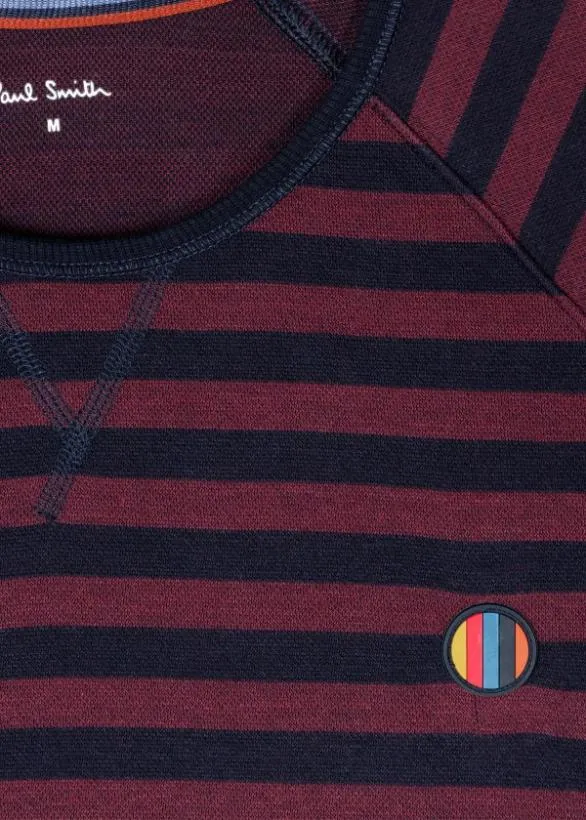 Paul Smith Loungewear Stripe LongSleeve Lounge Top Navy 8211 Mens