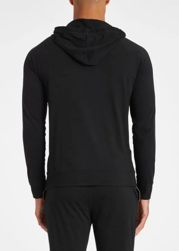 Paul Smith Loungewear Zip Lounge Hoodie Black 8211 Mens