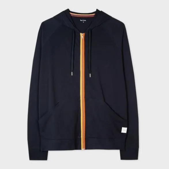 Paul Smith Loungewear Zip Lounge Hoodie Navy 8211 Mens