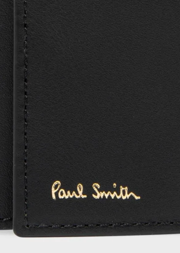 Paul Smith Monogrammed Gifts Leather 039Signature Stripe039 Interior Key Case Black 8211 Mens