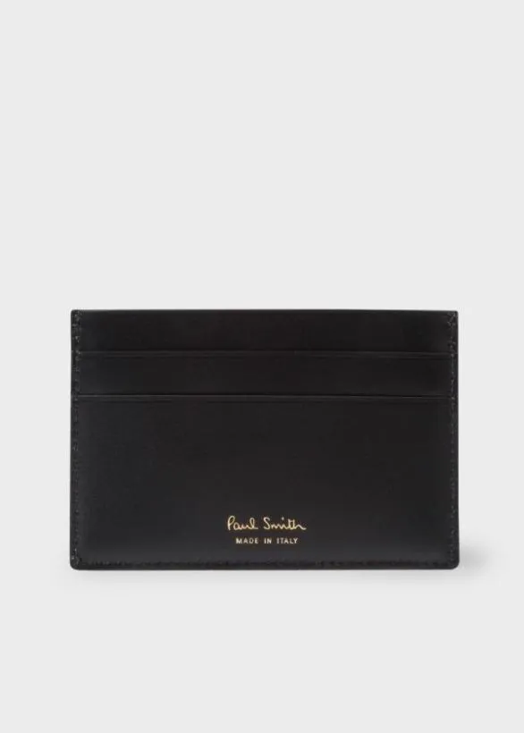 Paul Smith Monogrammed Gifts Monogrammed Card Holder Black 8211 MensWomens