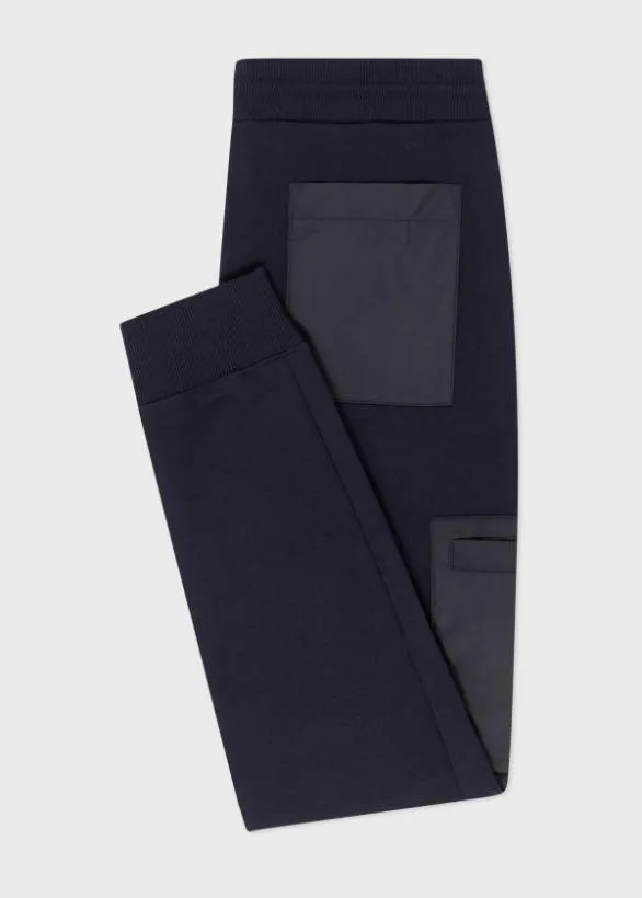 Paul Smith Pants Jersey Cargo Sweatpants Navy 8211 Mens