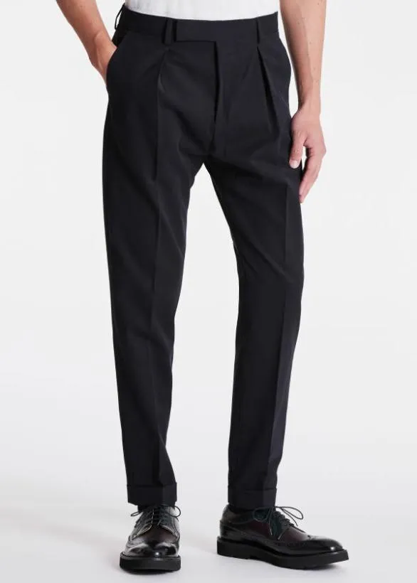Paul Smith Pants SlimFit CottonStretch Chinos Black 8211 Mens