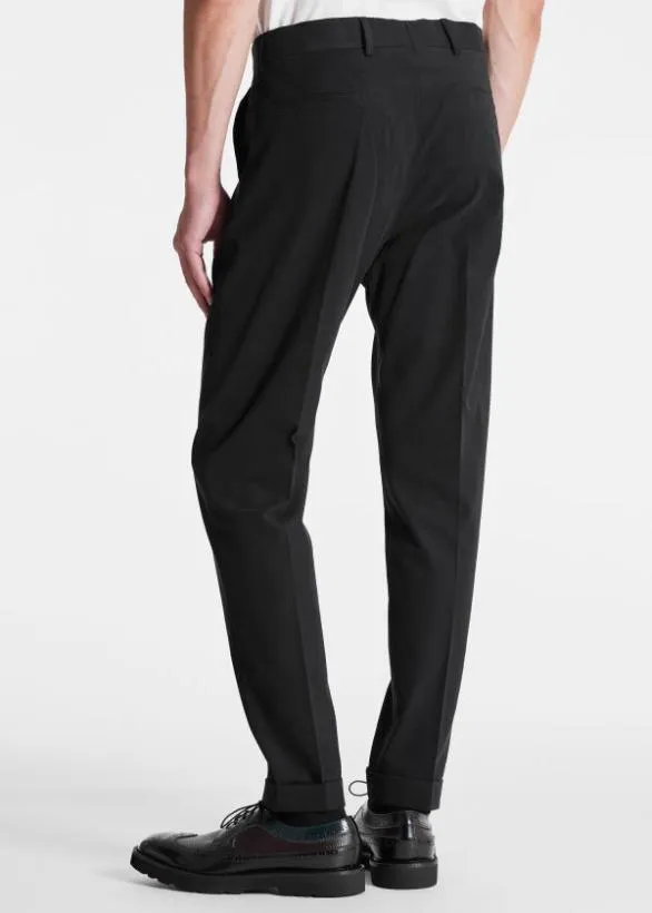 Paul Smith Pants SlimFit CottonStretch Chinos Black 8211 Mens