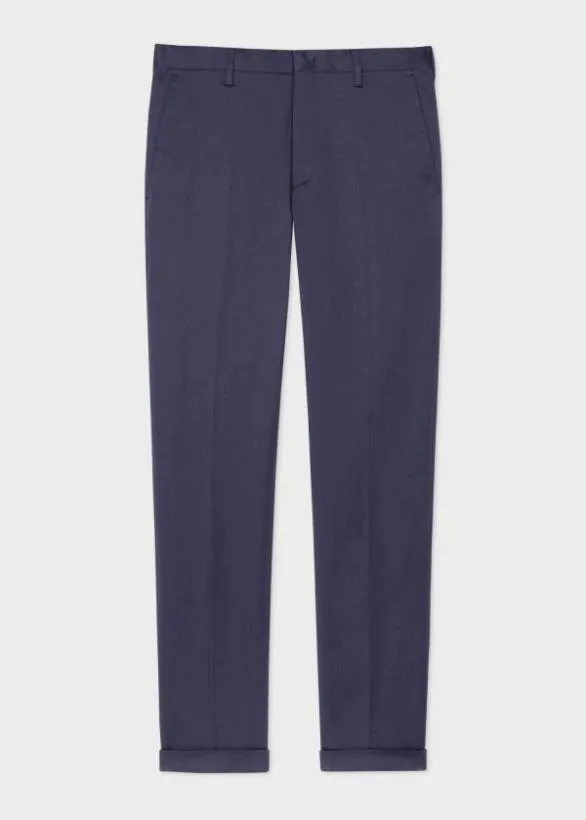 Paul Smith Pants SlimFit CottonStretch Chinos Blue 8211 Mens