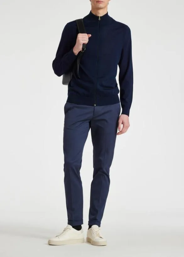 Paul Smith Pants SlimFit CottonStretch Chinos Blue 8211 Mens