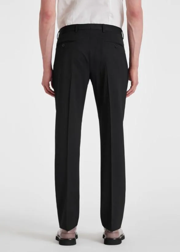Paul Smith Pants SlimFit Wool 039A Suit To Travel In039 Pants Black 8211 Mens