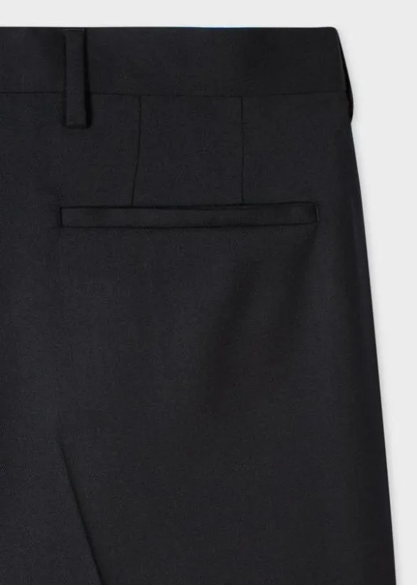 Paul Smith Pants SlimFit Wool 039A Suit To Travel In039 Pants Black 8211 Mens