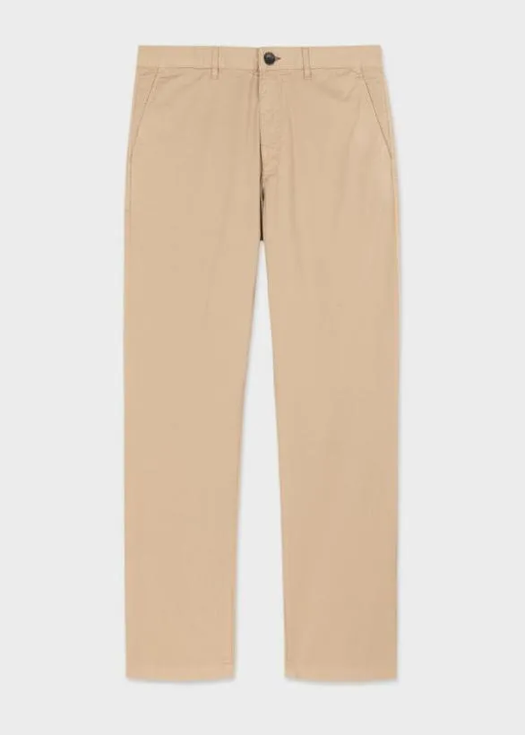 Paul Smith Pants Tan Pima StretchCotton Chinos Tan 8211 Mens