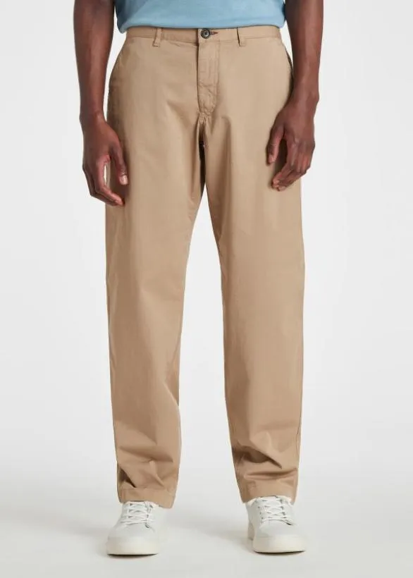 Paul Smith Pants Tan Pima StretchCotton Chinos Tan 8211 Mens