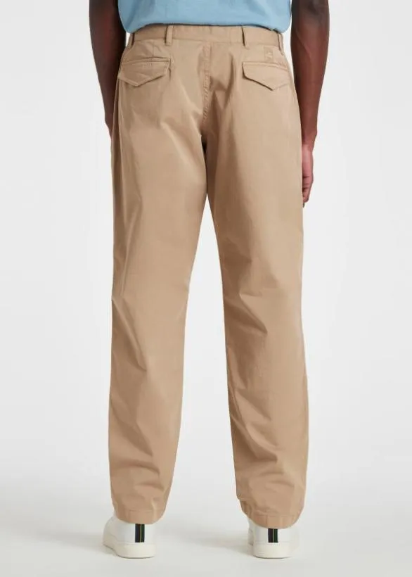 Paul Smith Pants Tan Pima StretchCotton Chinos Tan 8211 Mens