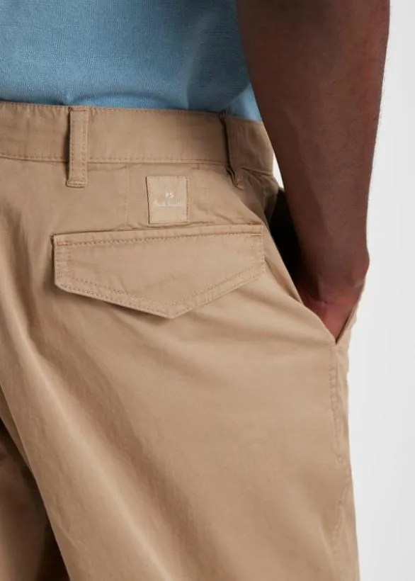 Paul Smith Pants Tan Pima StretchCotton Chinos Tan 8211 Mens