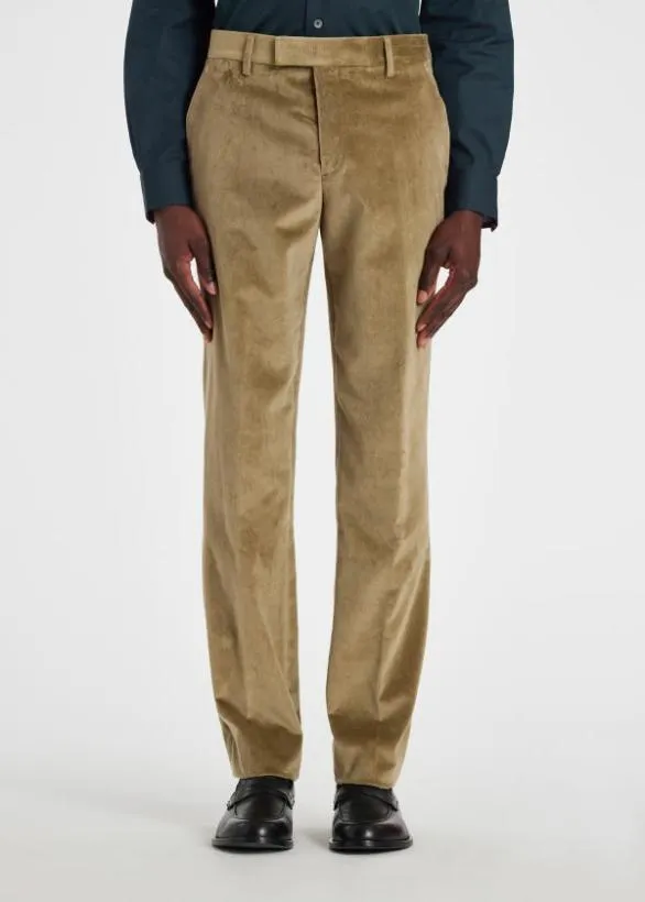 Paul Smith Pants Velveteen Pants Brown 8211 Mens