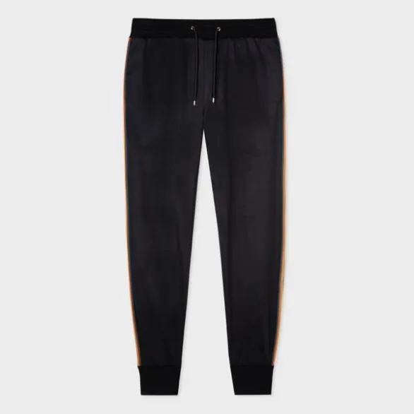 Paul Smith Pants Washable Wool 039Signature Stripe039 Sweatpants Navy 8211 Mens