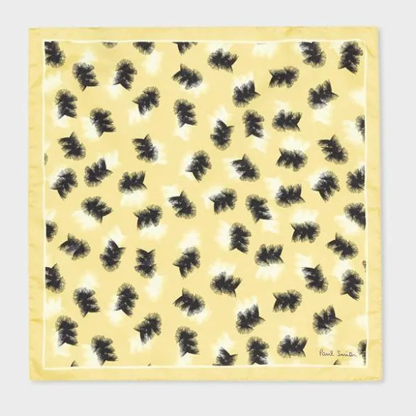 Paul Smith Pocket Squares 039Sunflare039 Silk Pocket Square Yellow 8211 Mens