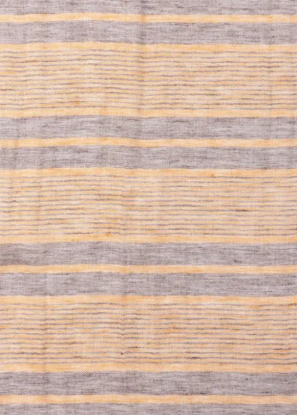 Paul Smith Scarves Orange Linen Stripe Scarf Orange 8211 Mens