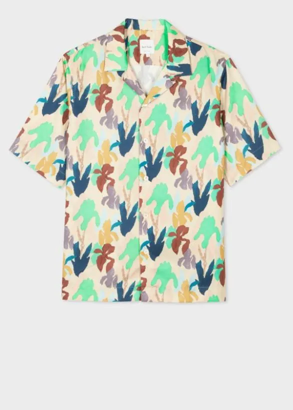 Paul Smith Shirts 039Iris039 Lyocell Shirt Multicolour 8211 Mens