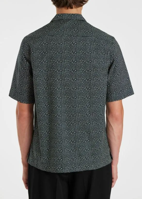 Paul Smith Shirts 039Mini Tile039 ShortSleeve Shirt Navy 8211 Mens